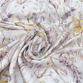 White Floral Muslin Print