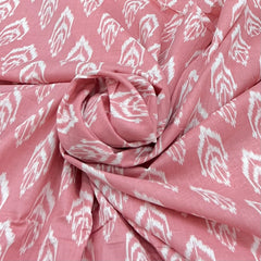 Pink Floral Cotton Print
