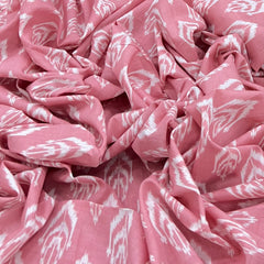 Pink Floral Cotton Print