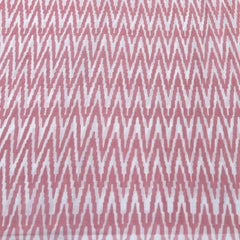 Pink Zig Zag Cotton Print
