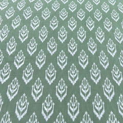Pastel Green Floral Cotton Print