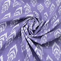 Lavender Floral Cotton Print