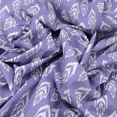 Lavender Floral Cotton Print