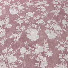 Light Onion Pink Rose Jal Linen Print