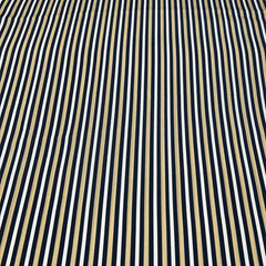 Mehendi Green With Black Stripes Habutai Silk Print