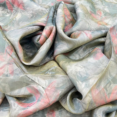 Pastel Green Abstract Tissue Print