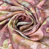 Dark Onion Pink Floral Jal Tissue Print
