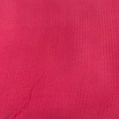 Carrot Pink Pintex Slub Silk Embroidery