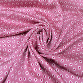 Pastel Pink Diamond Modal Satin Printed