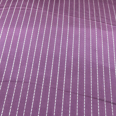 Light Purple Stripes Modal Satin Printed