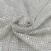 White Mirror Cutwork Net Embroidery