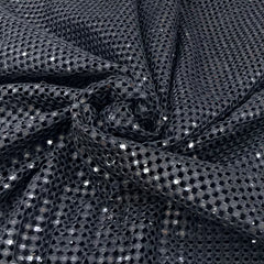 Black Mirror Cutwork Net Embroidery