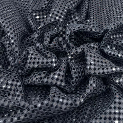 Black Mirror Cutwork Net Embroidery