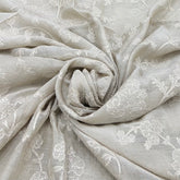 Beige Floral Jal Zari Mul Chanderi Embroidery