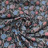 Black Ajrak Printed Cotton