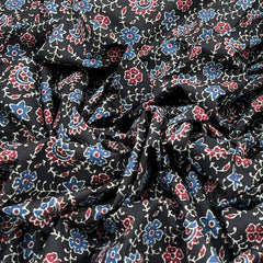 Black Ajrak Printed Cotton