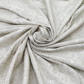 Natural Beige Thread Zari Slub Silk Embroidery