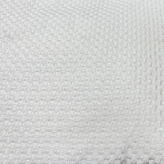 White French Knot Cut Dana Slub Silk Embroidery