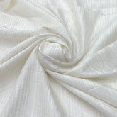 White Pintex Thread Zari Slub Silk Embroidery
