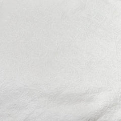 White Floral Self Jal Slub Silk Embroidery