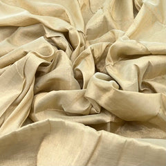 Gold Plain Silk Tissue