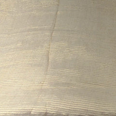 Gold Striped Pure Georgette Crush Tissue