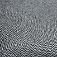 Dark Grey White Chevron Knitted Tweed Jacquard