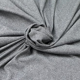 Dark Grey White Chevron Knitted Tweed Jacquard