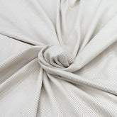 Cream White Knitted Tweed Jacquard