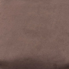 Brown Plain Knitted Suede