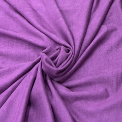 Purple Plain Knitted Suede