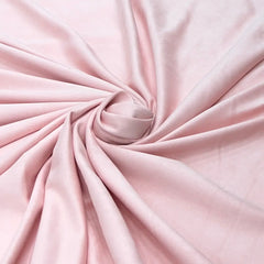 Baby Pink Plain Knitted Suede