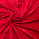 Red Plain Micro Velvet