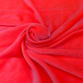 Bright Pink Plain Silk Velvet