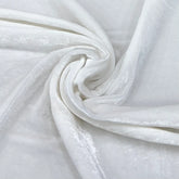 White Plain Silk Velvet