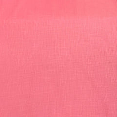 Peach Plain Cotton Matka Fabric