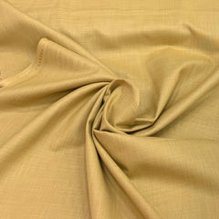 Dark Mustard Plain Cotton Matka Fabric