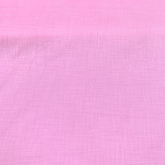 Light Pink Plain Cotton Matka Fabric