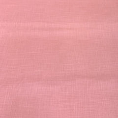 Pinkish Peach Plain Cotton Matka Fabric