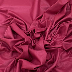 Wine Maroon Plain Cotton Matka Fabric