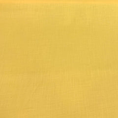 Yellow Plain Cotton Matka Fabric