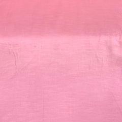 Pink Plain Satin Linen Fabric
