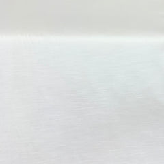 White Plain Satin Linen Fabric