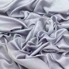 Light Lavender Plain Satin Linen Fabric