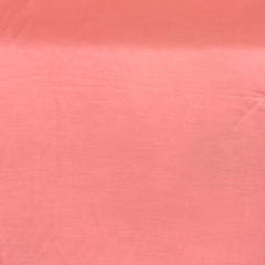 Coral Peach Plain Satin Linen Fabric