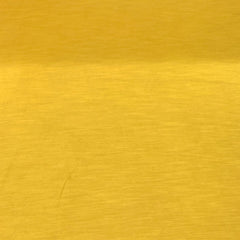 Yellow Plain Satin Linen Fabric