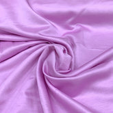 Purple Pink Plain Satin Linen Fabric