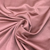 Nude Pink Plain Satin Linen Fabric