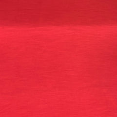 Blood Red Plain Satin Linen Fabric