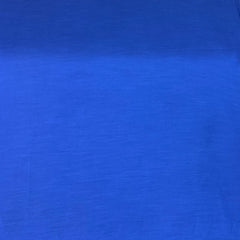 Royal Blue Plain Satin Linen Fabric